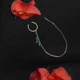 Turquiose Earclip Sui Dhaaga - Turquiose Earclip Sui Daga - Single Piece - Quirksmith