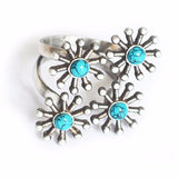 Turquoise Cluster Ring - Quirksmith