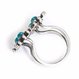 Turquoise Cluster Ring - Quirksmith