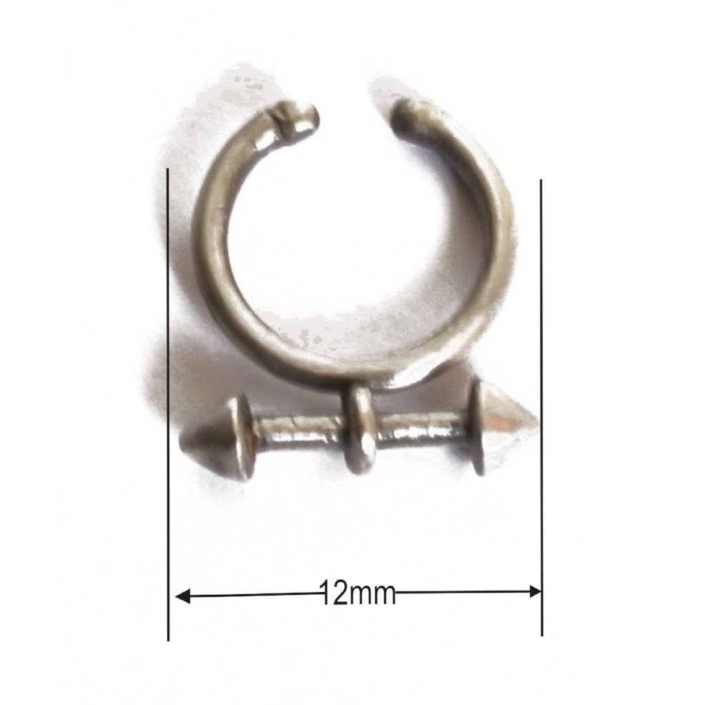 Twin Arrow Head Nosering/Septum Ring - Clipon - Quirksmith