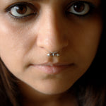 Twin Arrow Head Nosering/Septum Ring - Wire - Quirksmith