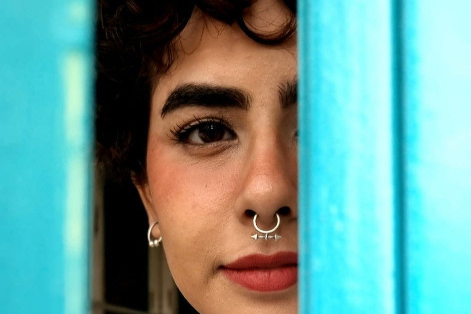 Twin Arrow Head Nosering/Septum Ring - Wire - Quirksmith