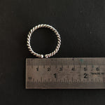 Twisted Big Toe Ring - Single Piece - Quirksmith