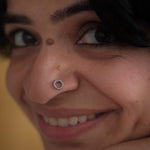 Twisted circle Nosepin Stud - Wire - Quirksmith