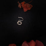 Twisted circle Nosepin Stud - Wire - Quirksmith