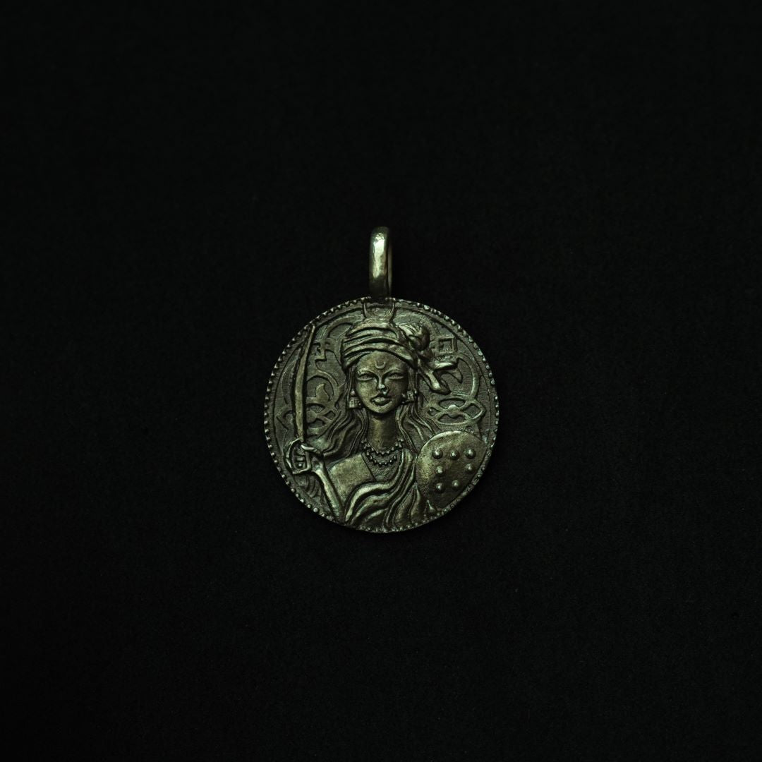 Warrior Queen Coin Pendant - Quirksmith