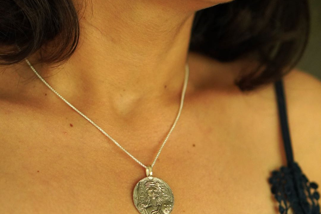Warrior Queen Coin Pendant - Quirksmith