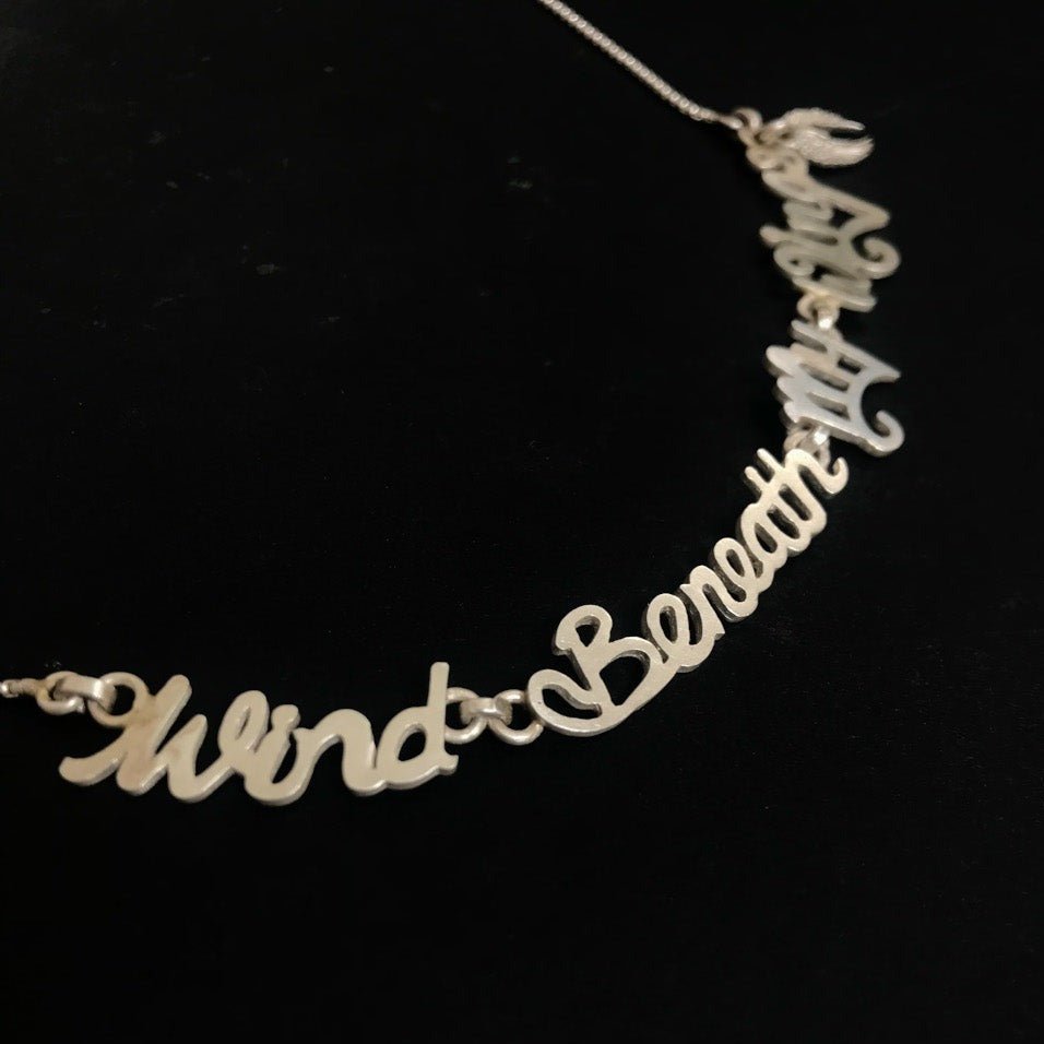 Wind Beneath My Wings online Silver Pendant