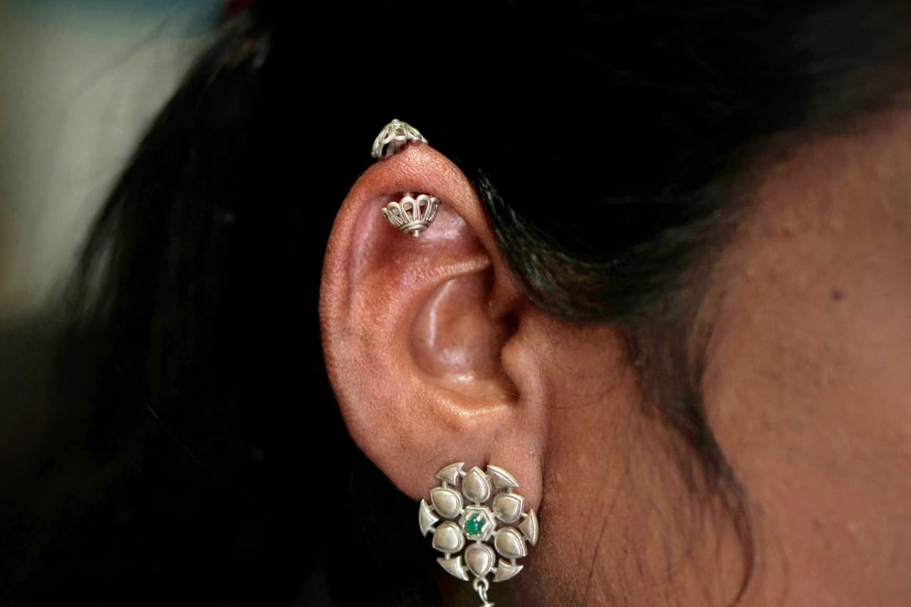 Zohras Bloom - Zohra drop earrings+kusum bugadi sp - Quirksmith