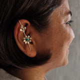 Buy Silver Ear Cuff Online In India - Phool Teeli Earcuff by Quirksmith