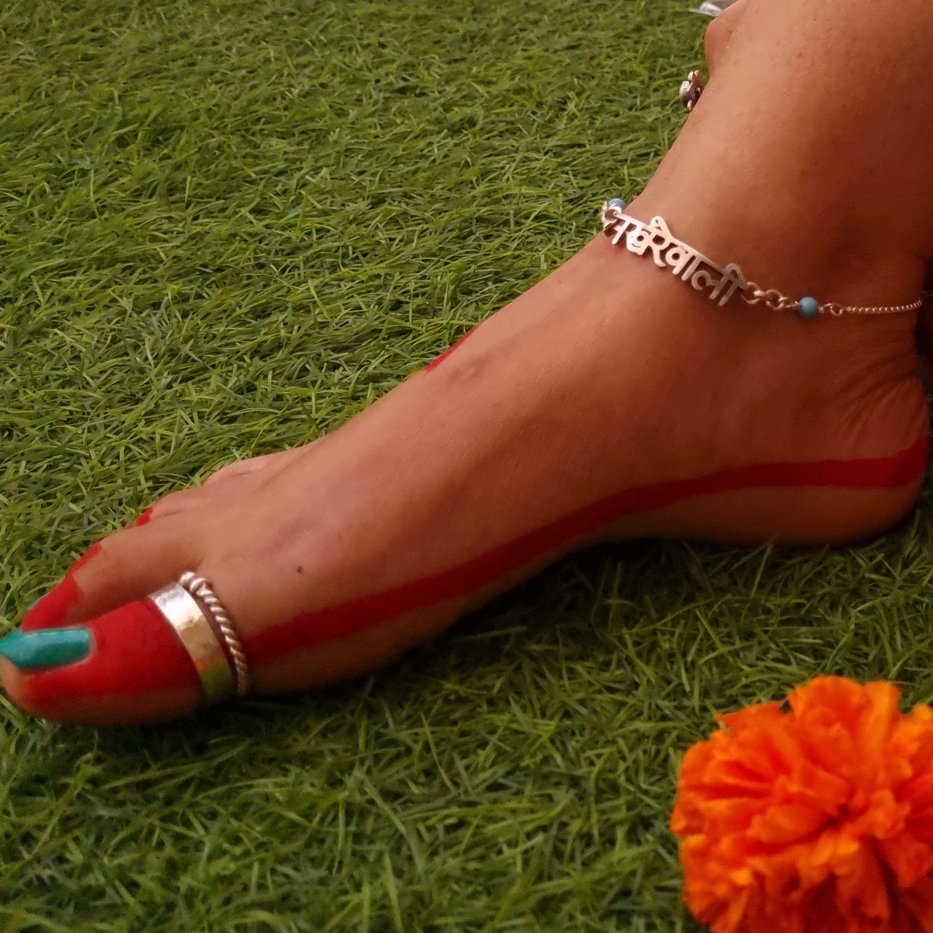 Trendy Silver Anklets by Quirksmith - Nakhrewali Anklet 