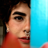 Quirksmith's Jhoola Septum Ring – Handcrafted in 92.5 Silver, an addition to shark tank India