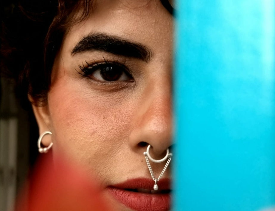 Quirksmith's Jhoola Septum Ring – Handcrafted in 92.5 Silver, an addition to shark tank India