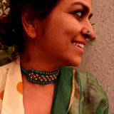 Quirksmith Gulzaar Choker - Handcrafted in 92.5 Silver | Shark Tank India Jewelry