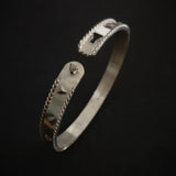 925 silver bangles online - Quirksmith Aztec Bangle