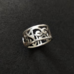 Shop from Latest Collection of Silver Thumb Rings with inspirational  text- Quirksmith