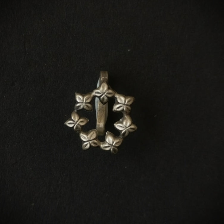 Buy Silver clipon Nosepin Online - Floral Fusion Nosepin - Quirksmith