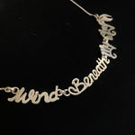 Buy Silver Necklace online - Wind beneath my wings necklace by Quirksmith