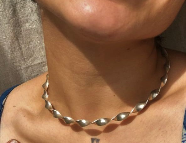 Buy online silver necklaces for women - Imarti Necklace by Quirksmith