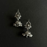 Silver Jhumkas: Traditional Indian Earrings for Women - Quirksmith 