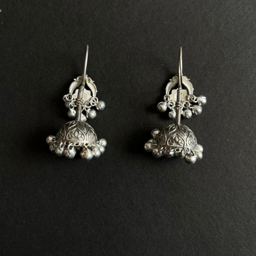 Silver Filigree Earrings online - Quirksmith