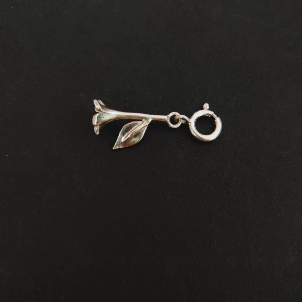 Buy Silver Charms Online | Pink trumpet charm |Quirksmith