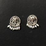 Buy Stylish Silver Studs Online in India - Gulistaan Jaali Studs- Quirksmith
