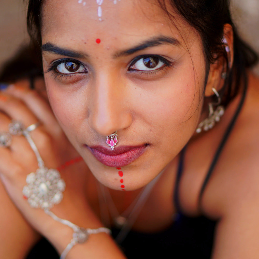 Indian nose piercing hi-res stock photography and images - Alamy