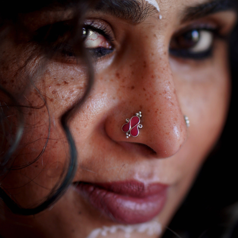 Umanative Design Fake Septum Nose Ring, Sterling Silver Indian Tribal India  | Ubuy