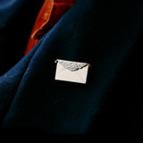 Buy online quirky silver personalized gifts - Lifafa Brooch - Quirksmith