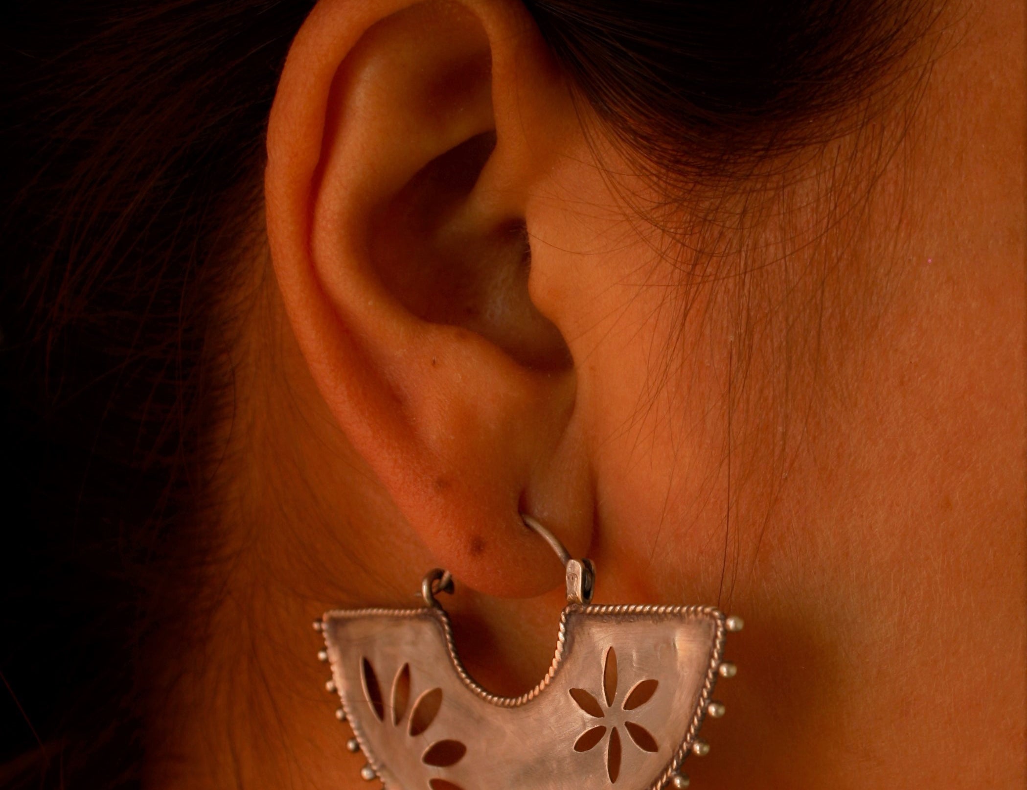 Buy silver Designer Earrings for Women - Fanned Earrings - Quirksmith