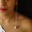 Buy Silver earrings online in India Long Earclip 