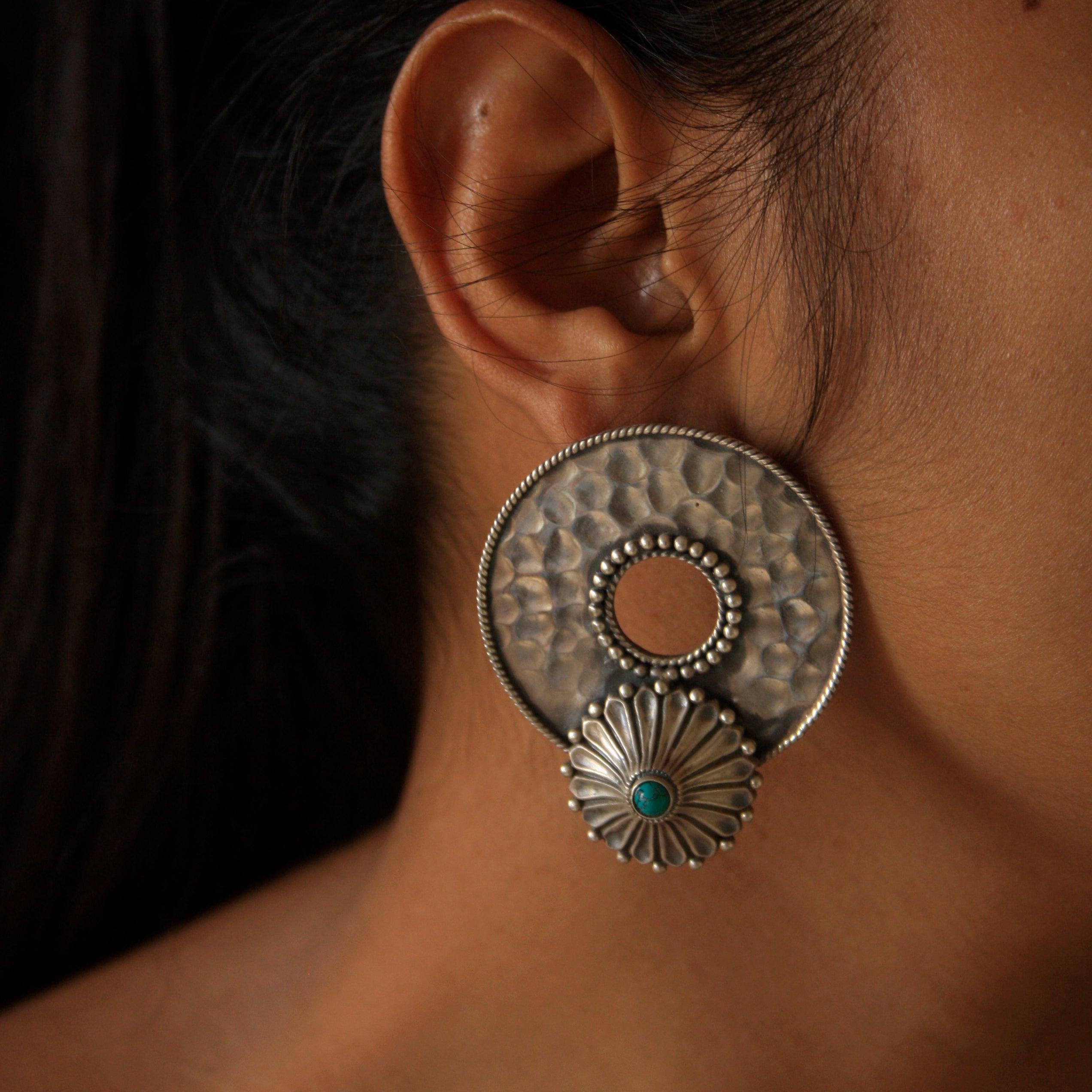 Chandelier Earrings: Buy Cognac Iris Chandelier Earrings Online India