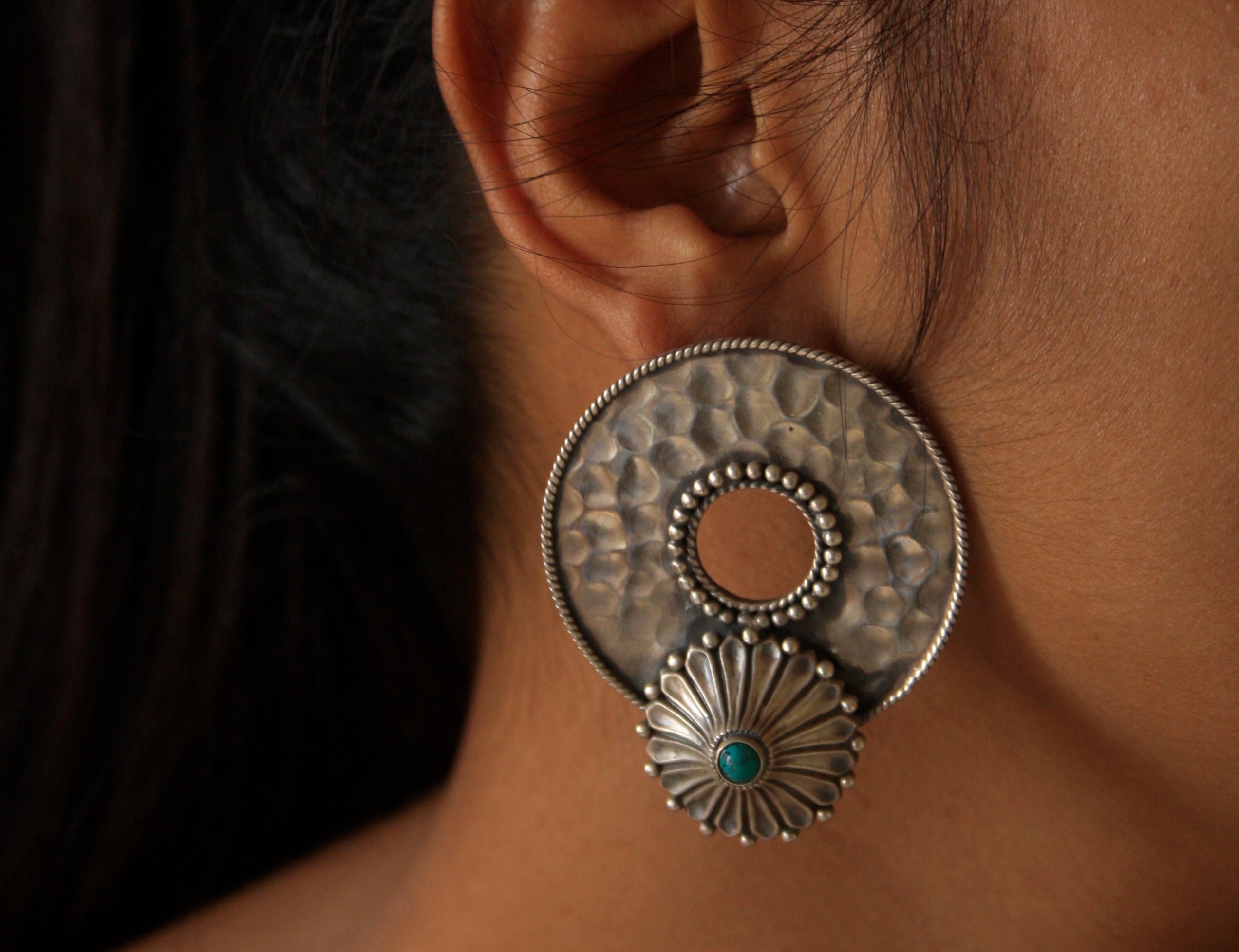 Buy Quirky Silver Earrings Online in India - Bevel Earrings - Quirksmith