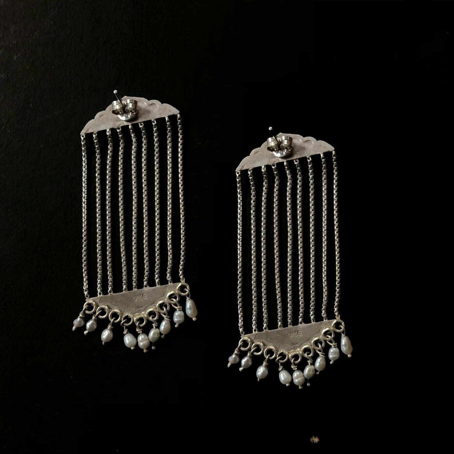 Quirksmith's Purdah Earrings: Unveiling poetic jewelry on Shark Tank India. Handcrafted in 92.5 Silver.