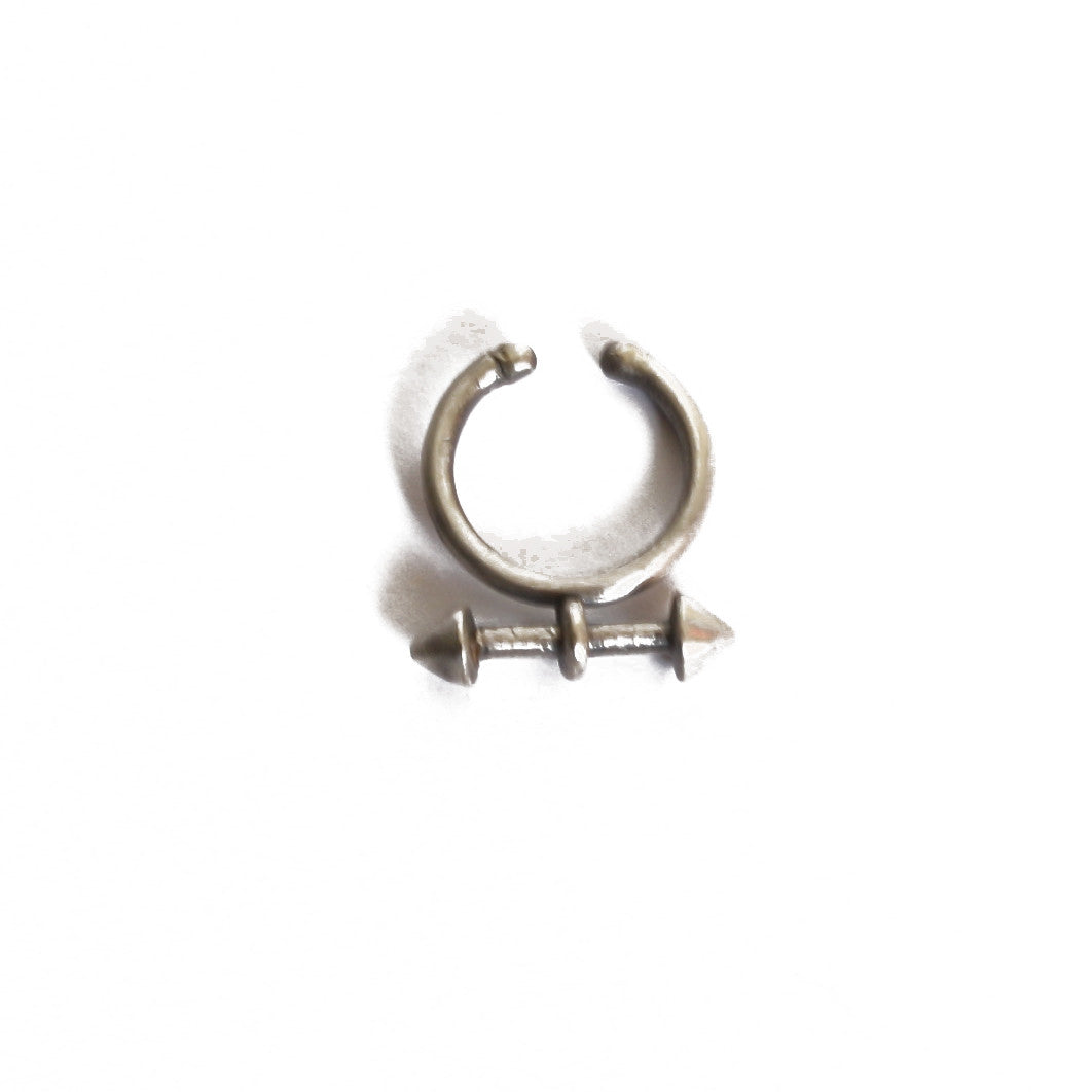 Buy latest silver clipon septum nose rings online - Quirksmith