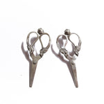 Buy Quirky Silver Earrings Online in India - Scissor Earrings - Quirksmith