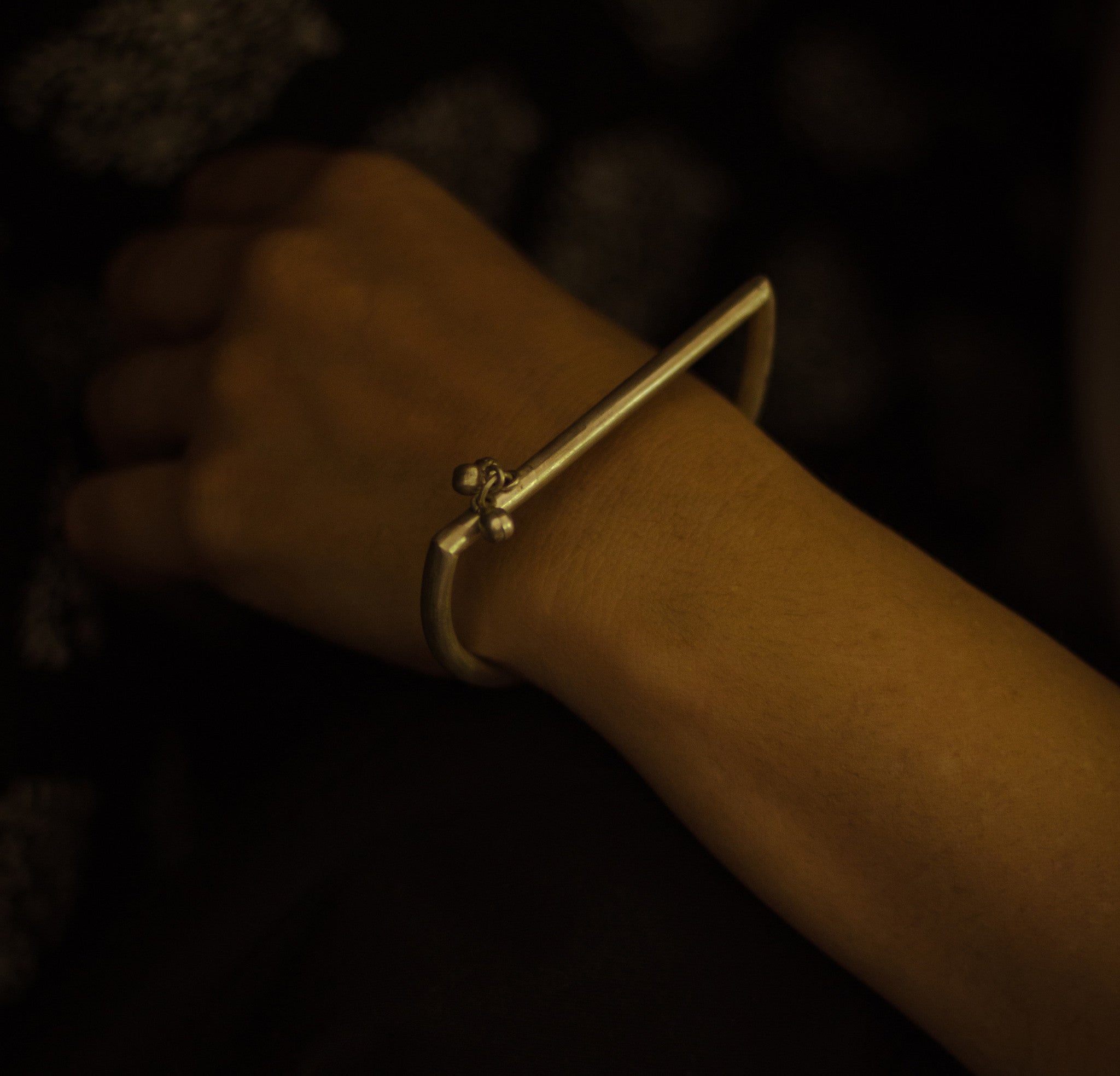 Explore the elegance of Quirksmith D-Bangle, a Sterling Silver from Shark Tank India's poetic jewellery collection.