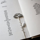 Buy online Silver Sookhe Phool Bookmark by Quirksmith