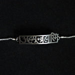 Shop Silver bangles and bracelets online - Aham Brahamasmi Bracelet by Quirksmith
