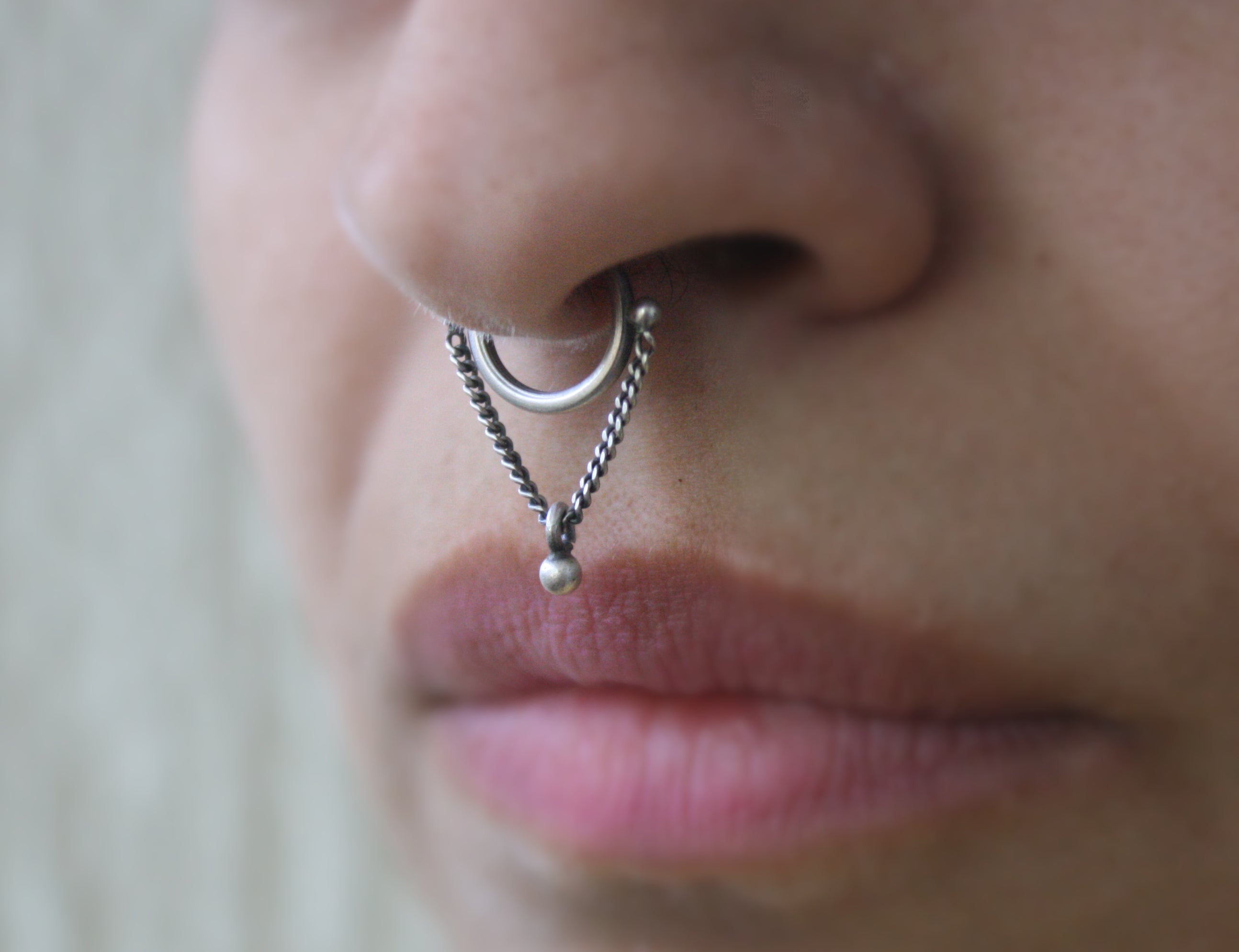 Shop for Quirky silver septum ring Online in India | Quirksmith 