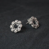 Buy sterling Silver earrings Design Online - Daisy Studs - Quirksmith