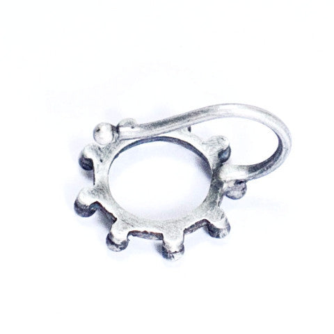 Buy trendy silver clipon nosepins online - Circle of Life Nosepin - Quirksmith