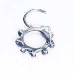 Buy trendy silver nosepins online - Circle of Life Nosepin - Quirksmith