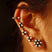 Buy Silver Ear Cuffs & Earrings Online - Flower Earcuffs - Quirksmith