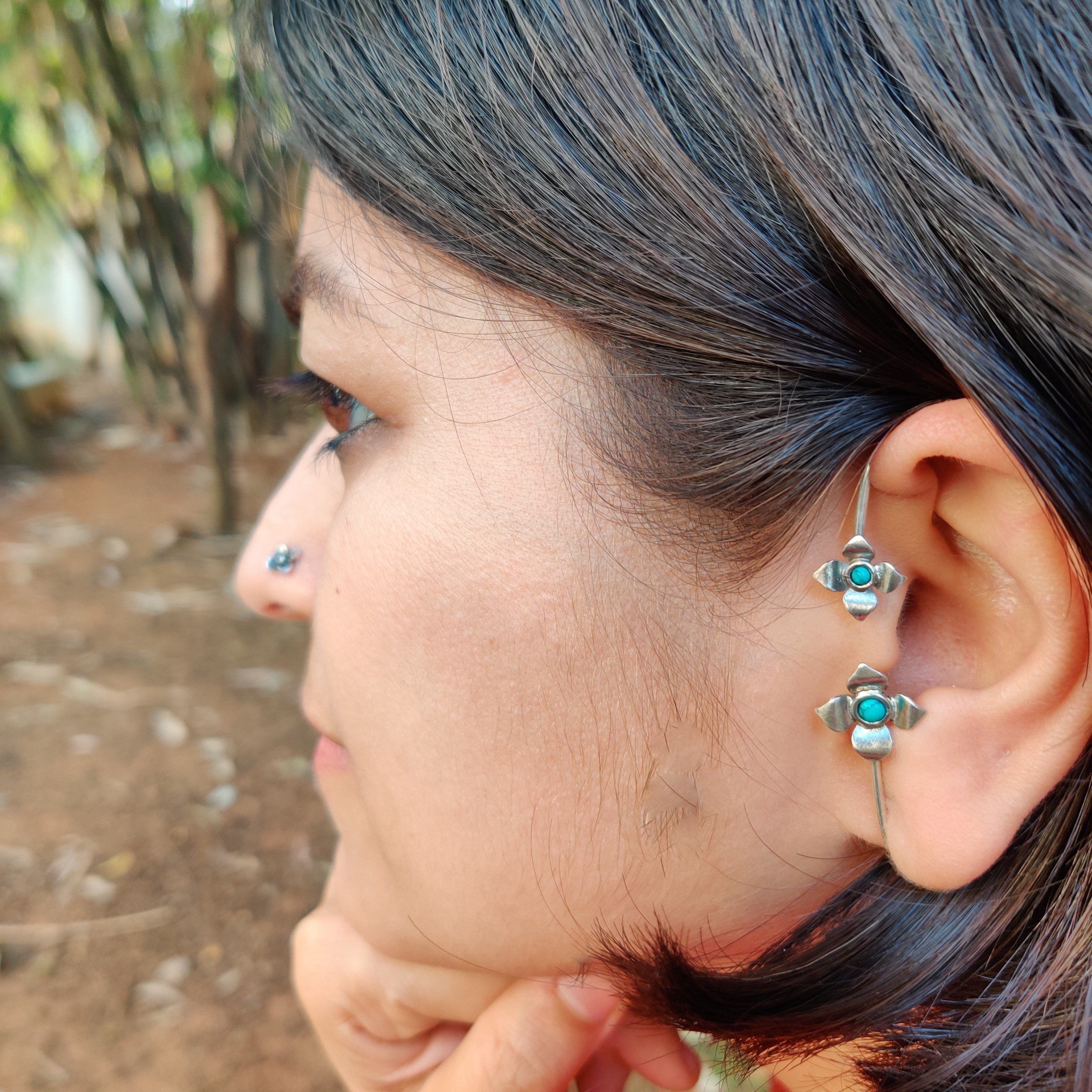 Buy Silver Ear Cuffs online at Best Prices in India - Quirksmith 