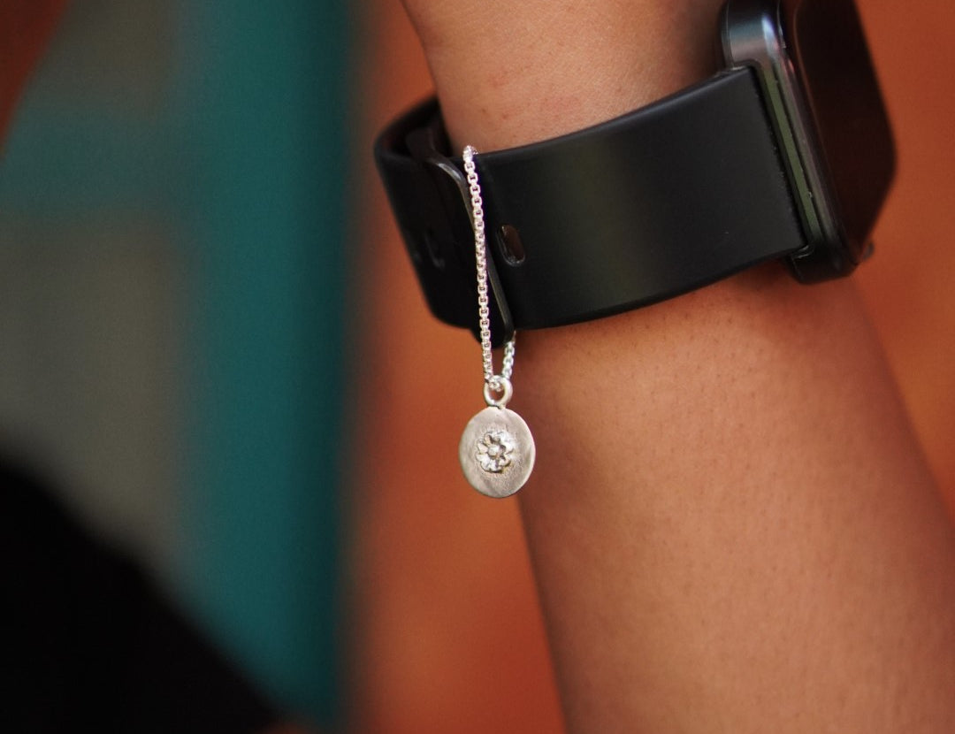 Quirksmith's Shuili Watch Charm Chain, in 92.5 Silver. Perfect ladies gift ideas, and the best gifts for women.