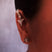 Buy Silver Earclip Online In India - Tribal Trikone Earclip - Quirksmith 