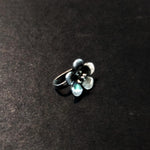 Buy simple silver clipon flower nosepin designs online - Quirksmith