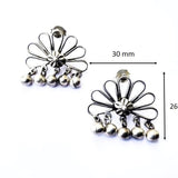 Buy charming Silver Studs Online in India - Parsi Door Studs with trinkets- Quirksmith